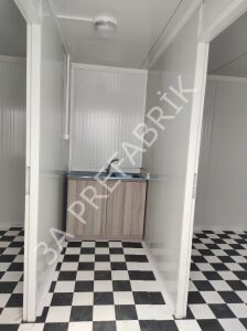İki Odalı Çay Ocaklı Konteyner K301 -3A PREFABRİK