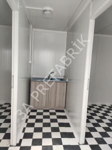 İki Odalı Çay Ocaklı Konteyner K301 -3A PREFABRİK