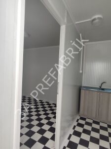 İki Odalı Çay Ocaklı Konteyner K301 -3A PREFABRİK