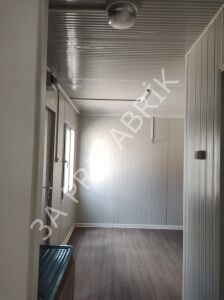 Tek Girişli İki Odalı WC Duşlu Çay Ocaklı Konteyner K307