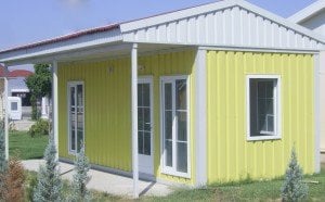 İki Odalı Wc'li Mutfaklı Verandalı Konteyner