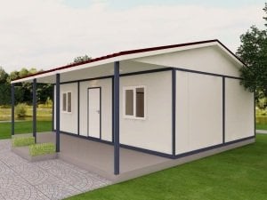 Dört Odalı Yaşam Konteyner Evleri-56m2.