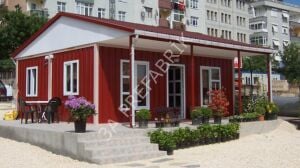 56m2.Verandalı Yaşam Konteyner Evi