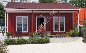 56m2.Verandalı Yaşam Konteyner Evi