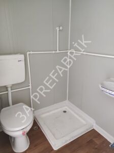 İki Odalı WC'li Mutfaklı Konteyner K307- 3A Prefabrik