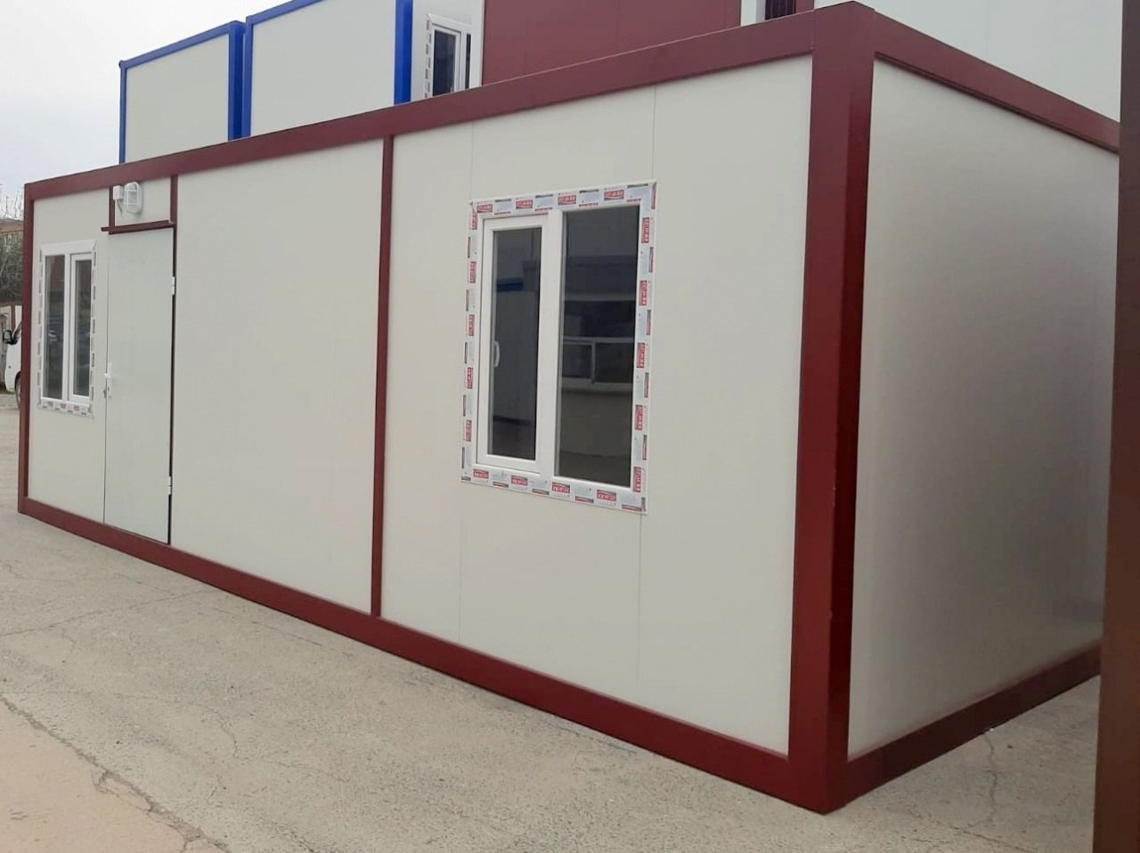 İki Odalı WC'li Mutfaklı Konteyner K307- 3A Prefabrik