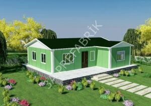 Tek Katlı Prefabrik Ev 72m2.- 3A Prefabrik
