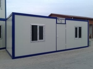 21m2. Sandviç Panel Yaşam Konteyneri K305 Evye'li