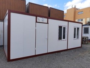 21m2.Tek Odalı WC Evye'li Yaşam Konteyner K204 ve Duşlu