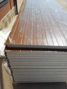 Cephe Sandviç Panel- Ahşap Desenli- 3A Prefabrik