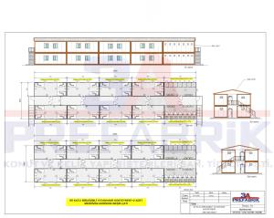 Yatakhane Konteyneri -20 adet birleşimli