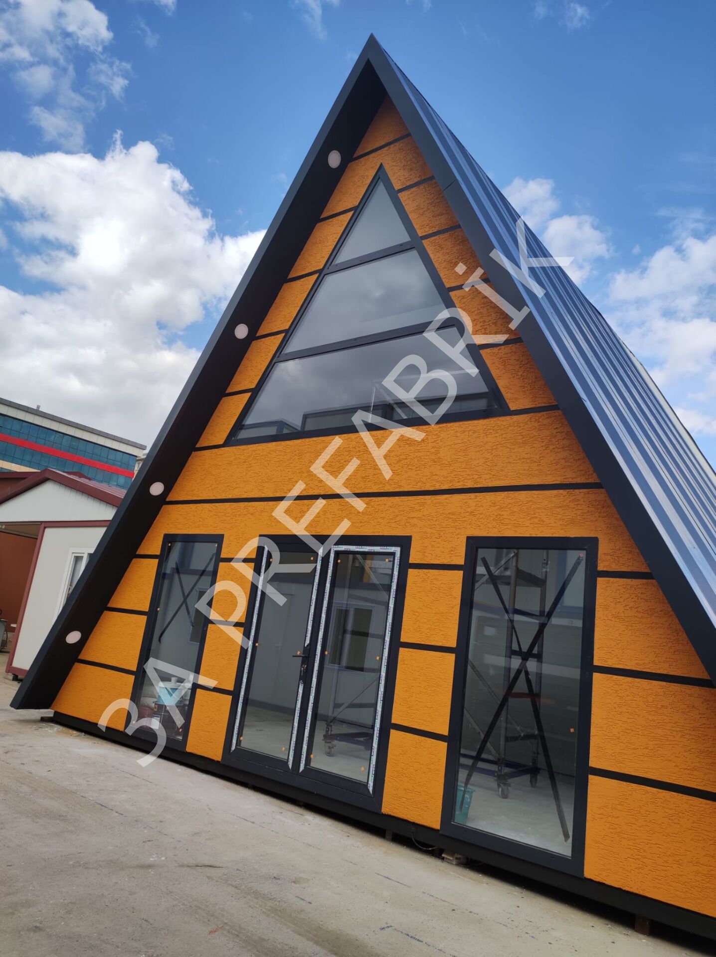 Bungalov-Bungalov Evler -105m2. - 3A Prefabrik