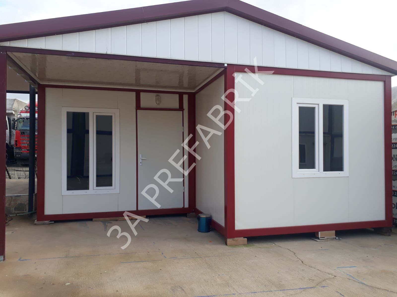 42m2. Yaşam  Birleşimli Konteyner- 3A Prefabrik