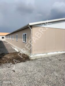 Prefabrik Şantiye Yatakhane Binası 304m2.