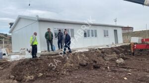 Prefabrik Şantiye Yatakhane Binası 304m2.