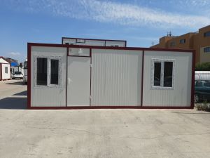 21m2. İki odalı WC+Duş+Evye'li  Yaşam Konteyner