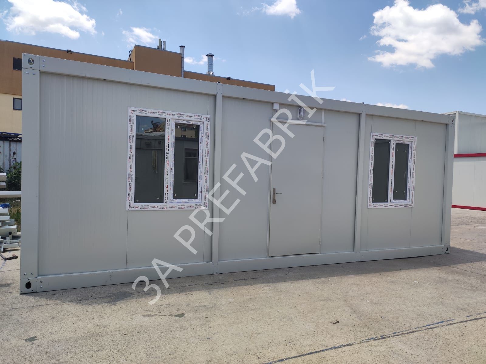 21m2. Kaliteli Tek Odalı Konteyner-3A  PREFABRİK