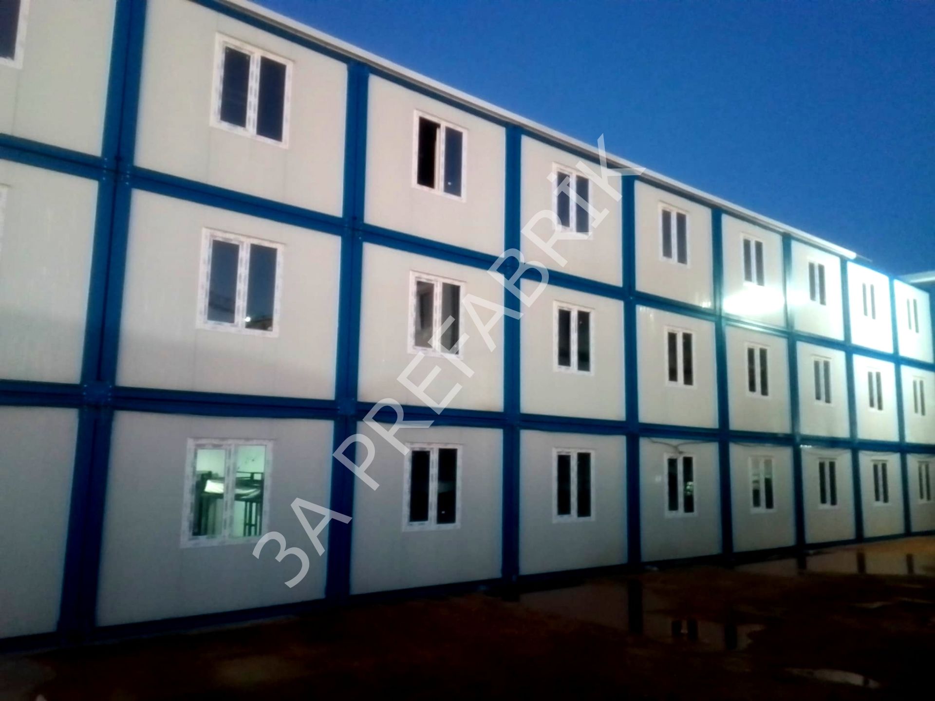 Kamp Şantiye Yatakhane Konteyneri 54 adet -3A Prefabrik