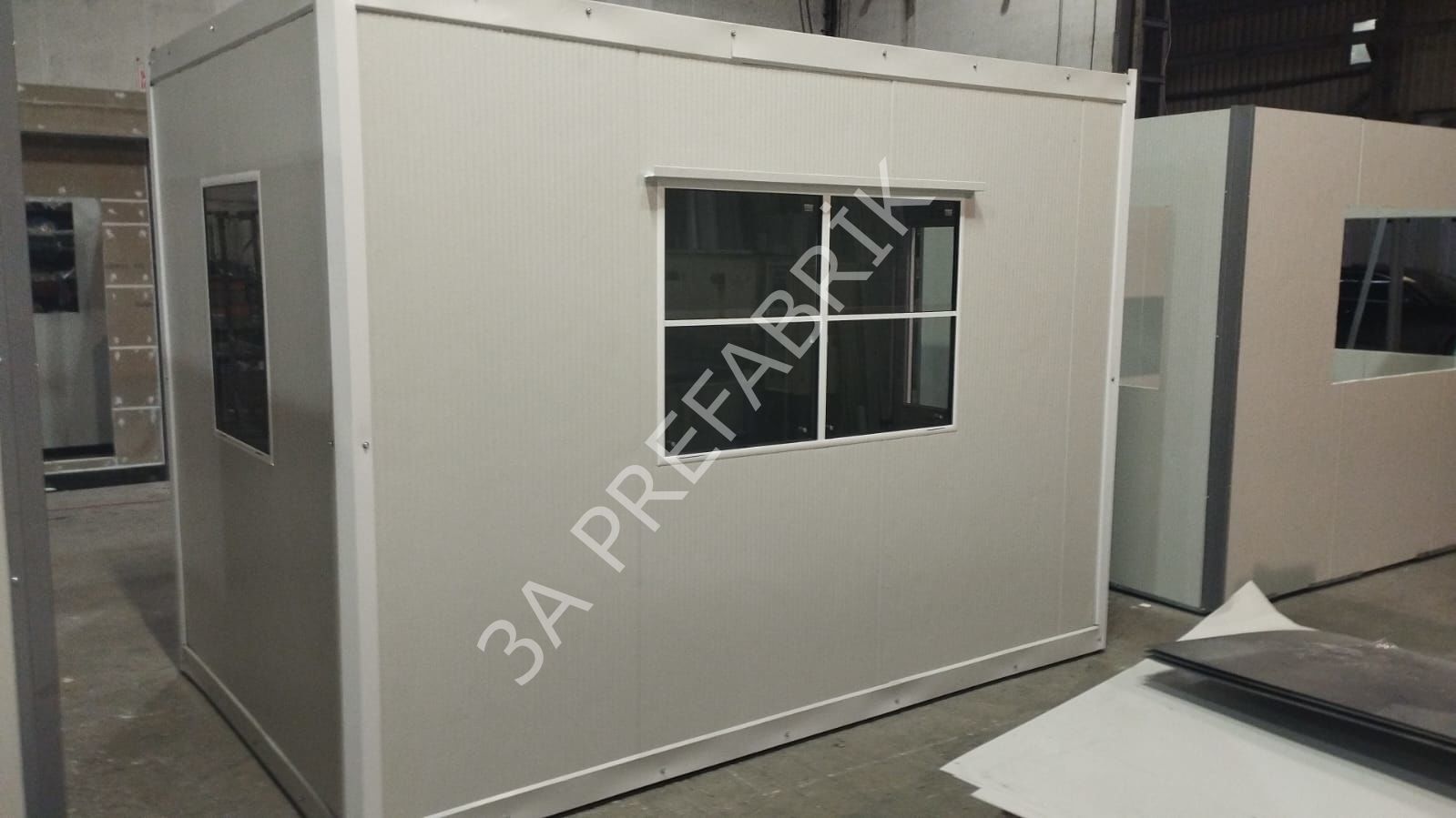 Güvenlik Kabini  115x210cm.- 3A PREFABRİK