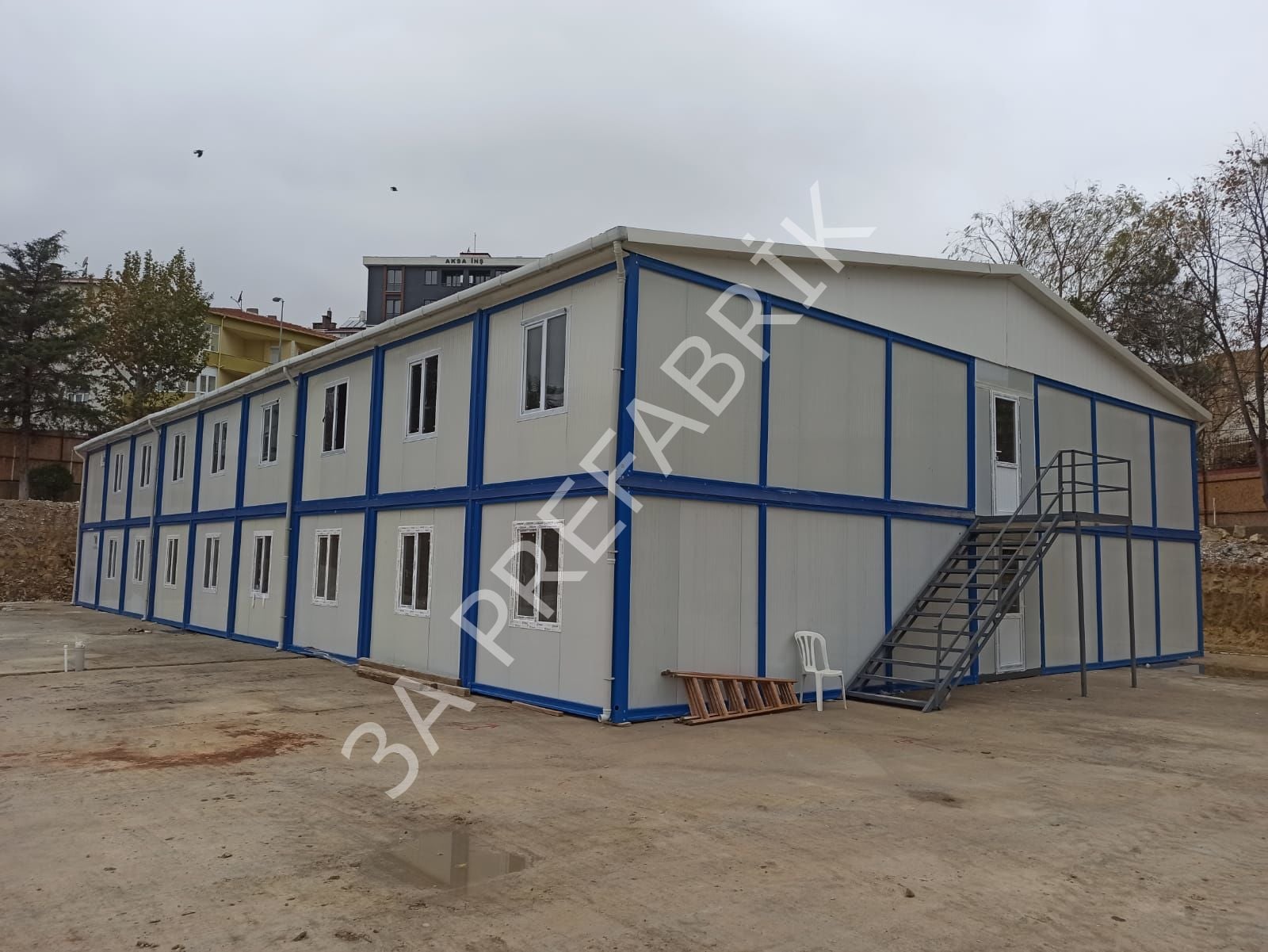 Şantiye Yatakhane Birleşimli Konteyner Kampı -36adet- 3A PREFABRİK