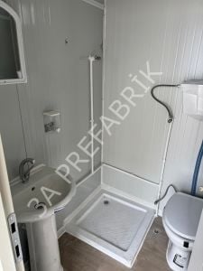 Düz Çatılı  Ahşap Desenli Yaşam Konteyneri-27m2.