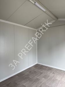 Düz Çatılı  Ahşap Desenli Yaşam Konteyneri-27m2.