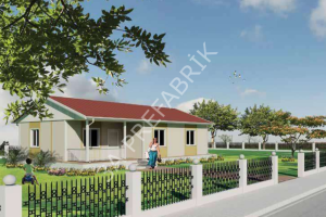 72m2 Prefabrik Ev Konut Binası- 3A  PREFABRİK