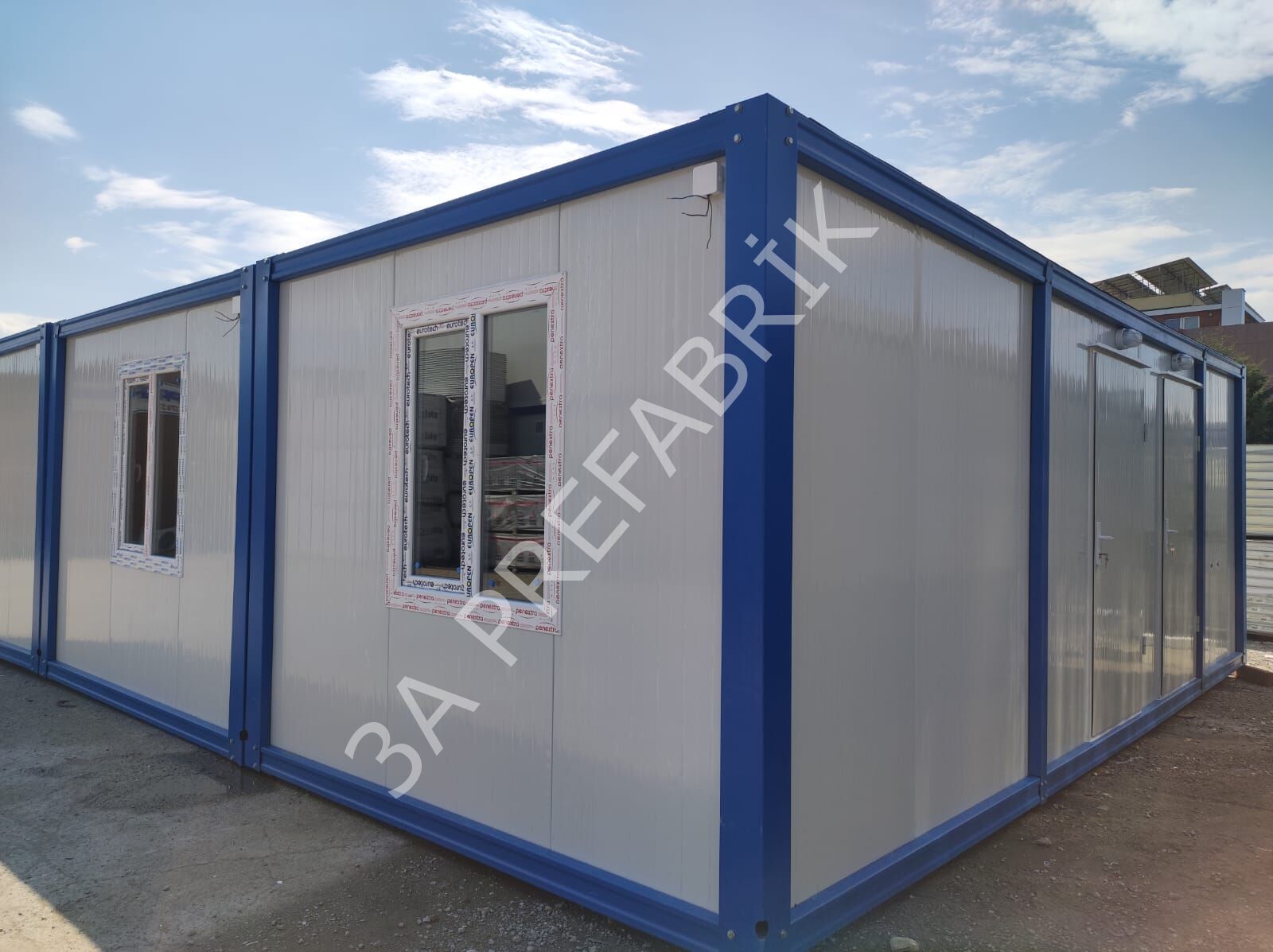 Yemekhane Birleşimli Konteyneri 63m2.- 3A Prefabrik