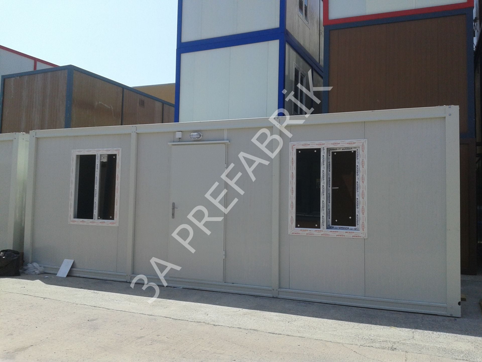 21m2. SIFIR İMALATTAN TESLİM ŞANTİYE KONTEYNER-K102