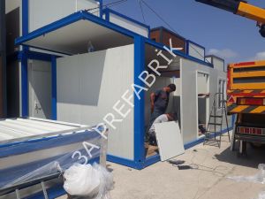 21m2. SIFIR İMALATTAN TESLİM ŞANTİYE KONTEYNER-K102