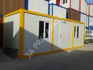 Şantiye Kamp Konteyneri- 3x7x2,50m-3A Prefabrik