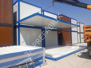 Şantiye Kamp Konteyneri- 3x7x2,50m-3A Prefabrik