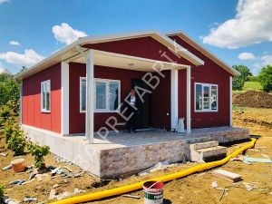 Tek Katlı Prefabrik Bina  82m2. (Fugalı)- 3A Prefabrik