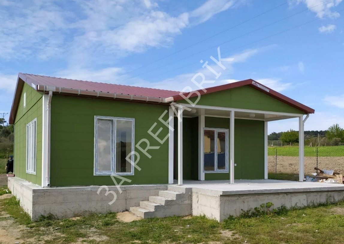Tek Katlı Prefabrik Bina  82m2. (Fugalı)- 3A Prefabrik