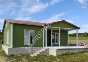 Tek Katlı Prefabrik Bina  82m2. (Fugalı)- 3A Prefabrik