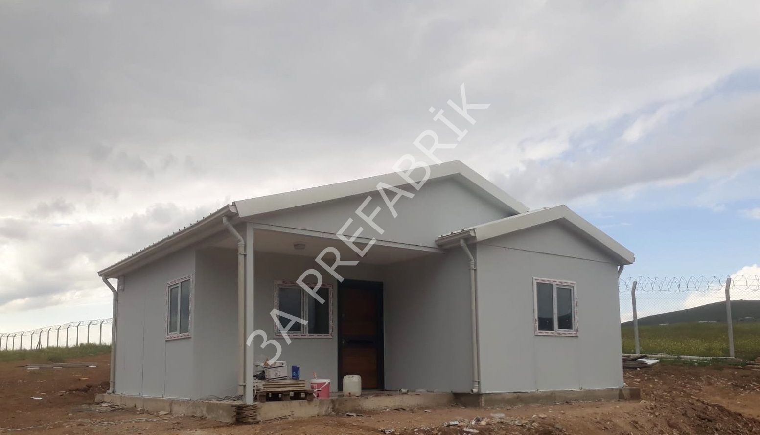 Tek Katlı Prefabrik Ev 52m2.-3A PREFABRİK