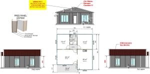 Prefabrik Villa & Konut & Yazlık & Ev -3A PREFABRİK