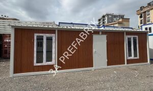 Beşik Çatılı Bağ Bahçeye Yaşam Konteyneri-27m2.