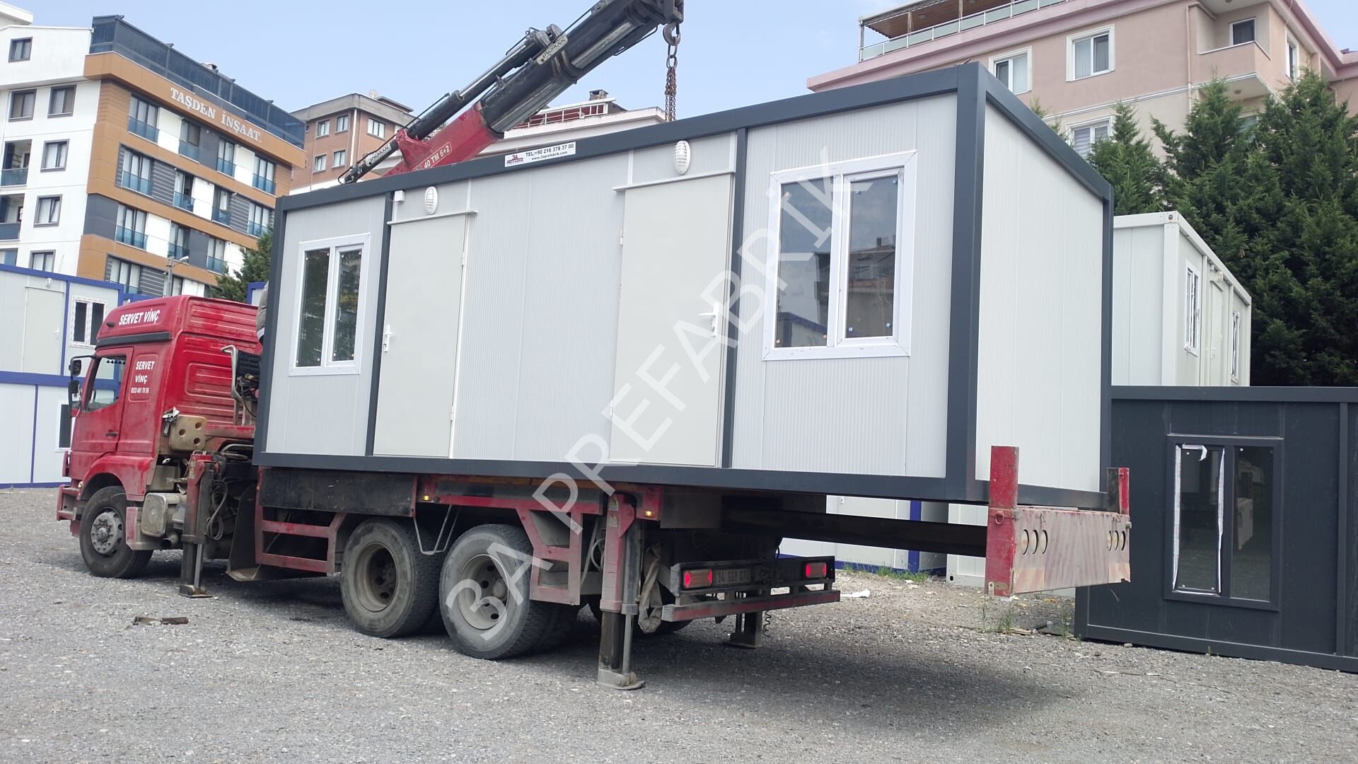 İki Odalı WC Duş Çay Ocaklı Konteyner K306