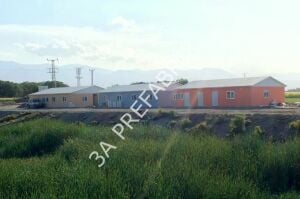 Prefabrike Yemekhane Şantiye Binası-99m2- 3A PREFABRİK