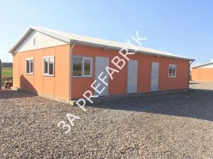 Prefabrike Yemekhane Şantiye Binası-99m2- 3A PREFABRİK