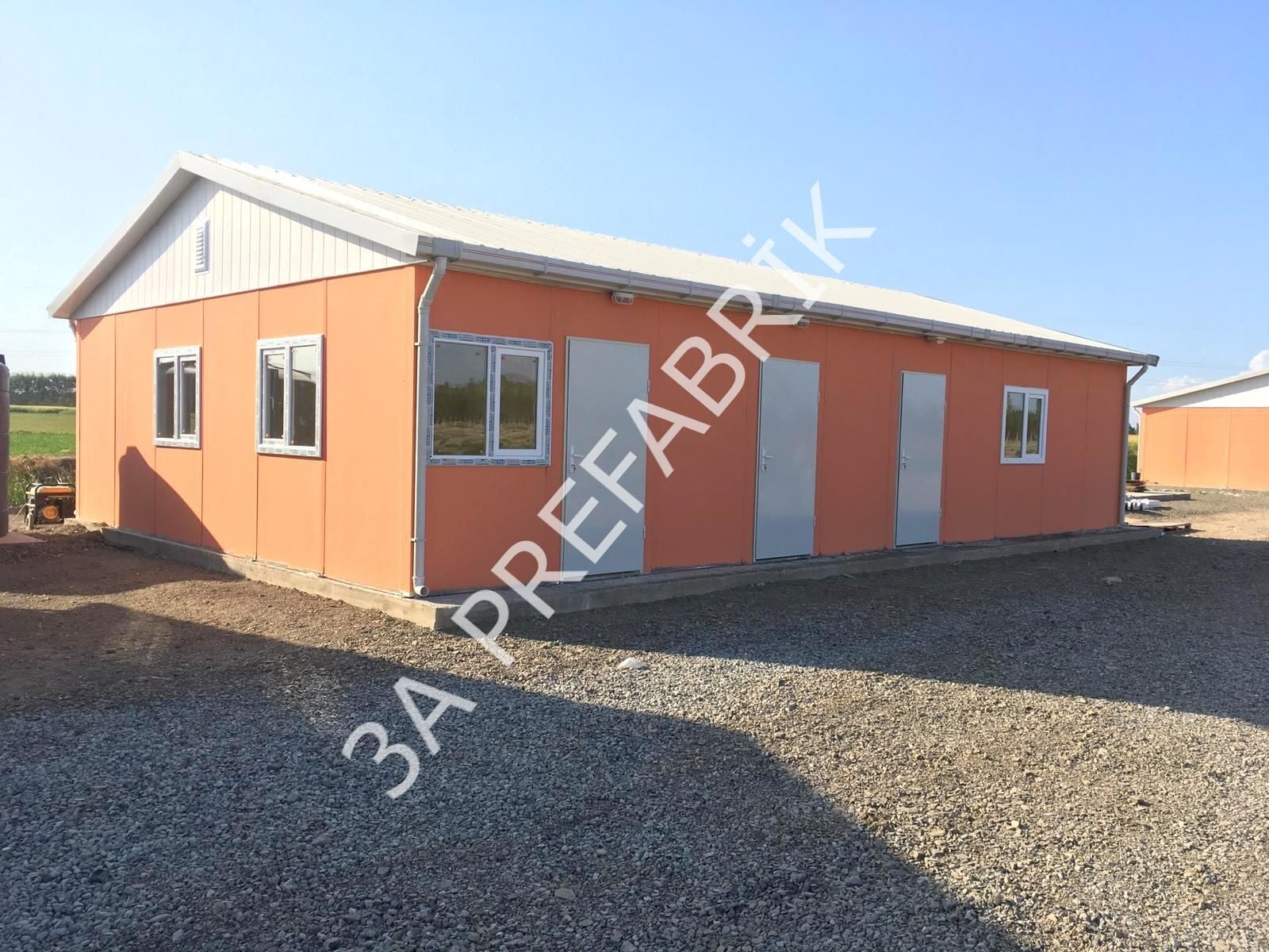 Prefabrike Yemekhane Şantiye Binası-99m2- 3A PREFABRİK