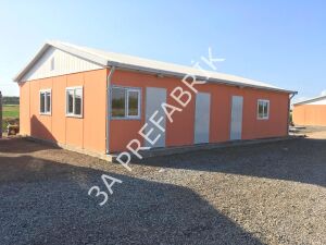 Tek Katlı Prefabrik Yemekhane Binası 99m2.