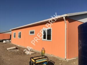 Prefabrike Yemekhane Şantiye Binası-99m2- 3A PREFABRİK