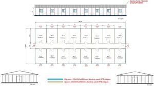 Tek Katlı Prefabrik Yatakhane  Binası 369m2.- 3A Prefabrik