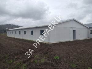 Tek Katlı Prefabrik Yatakhane  Binası 369m2.- 3A Prefabrik