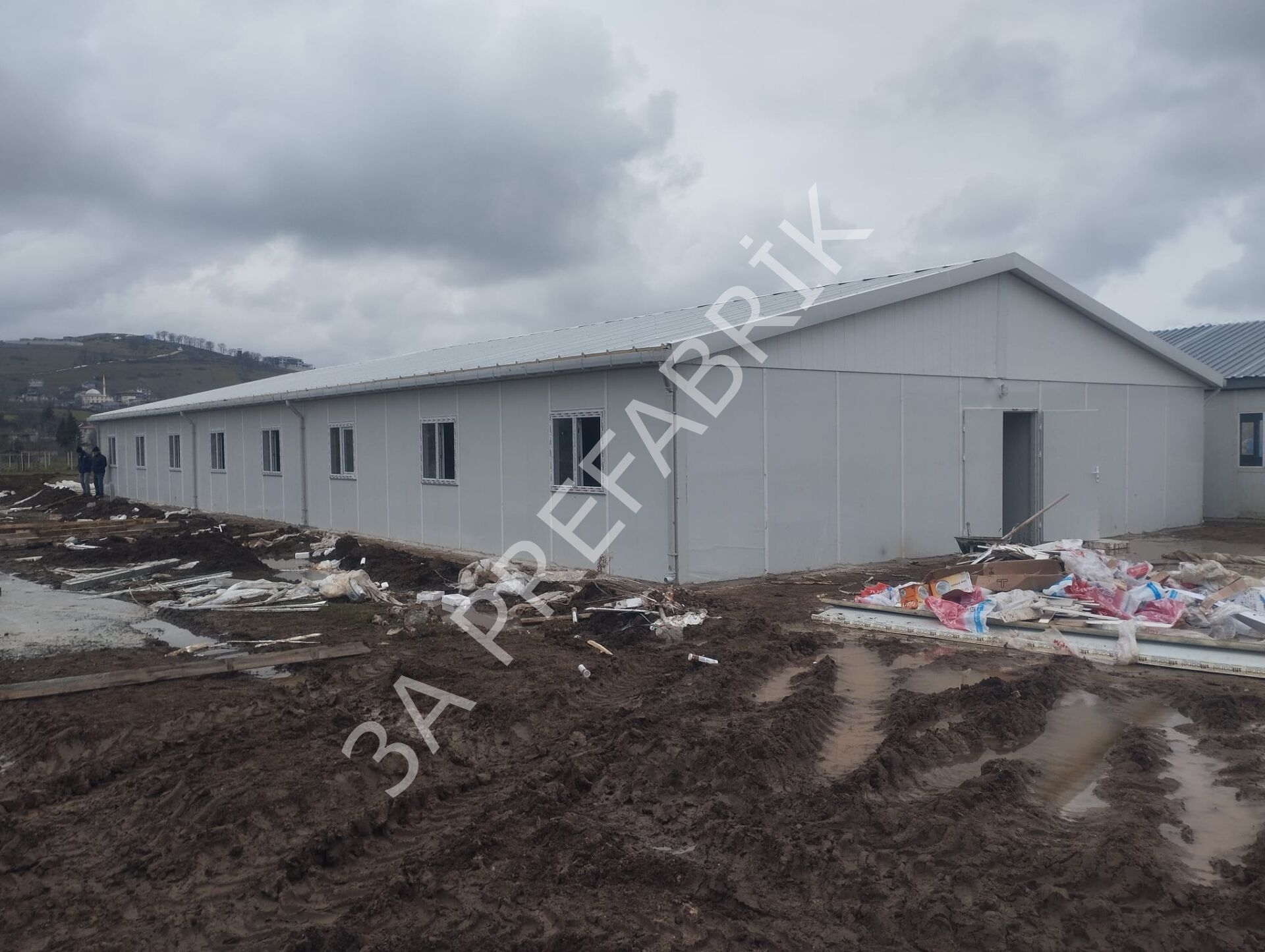 Tek Katlı Prefabrik Yatakhane  Binası 369m2.- 3A Prefabrik