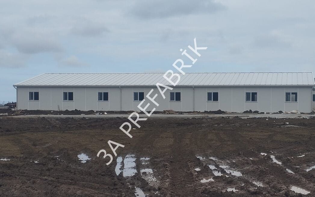 Şantiye Kamp  Prefabrik Yatakhane  Binası 369m2.- 3A Prefabrik