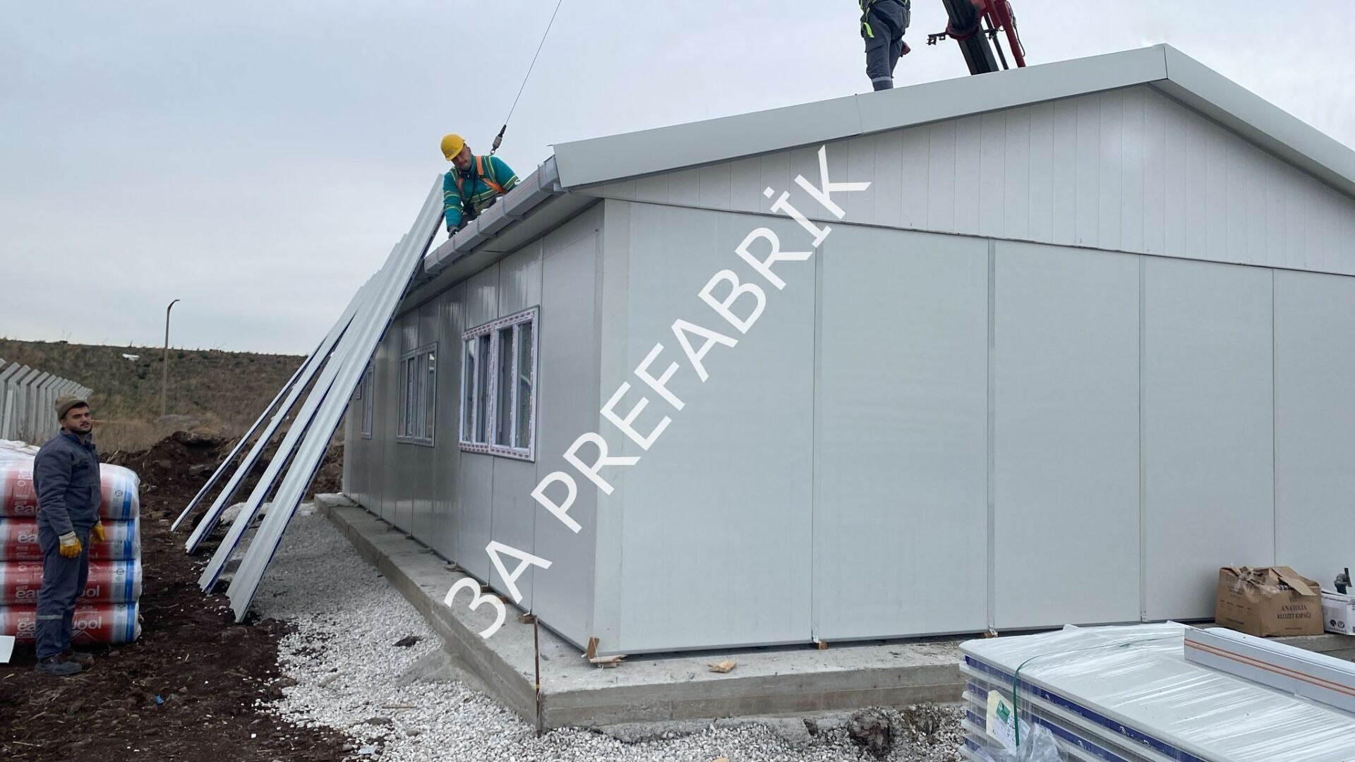 Prefabrik Şantiye Binalar -Yatakhane-3A Prefabrik