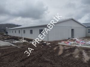 Prefabrik Şantiye Binalar -Yatakhane-3A Prefabrik